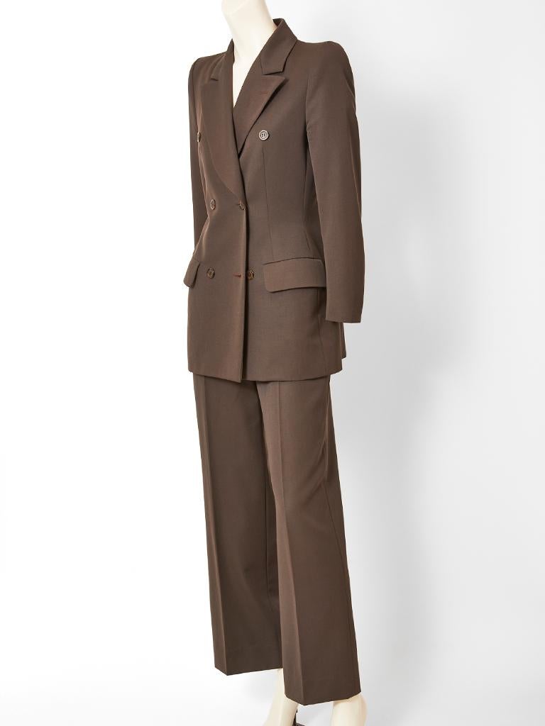 givenchy dark chocolate suit