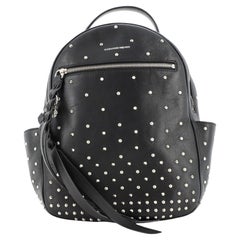 Alexander McQueen Front Zip Backpack Studded Leather Large