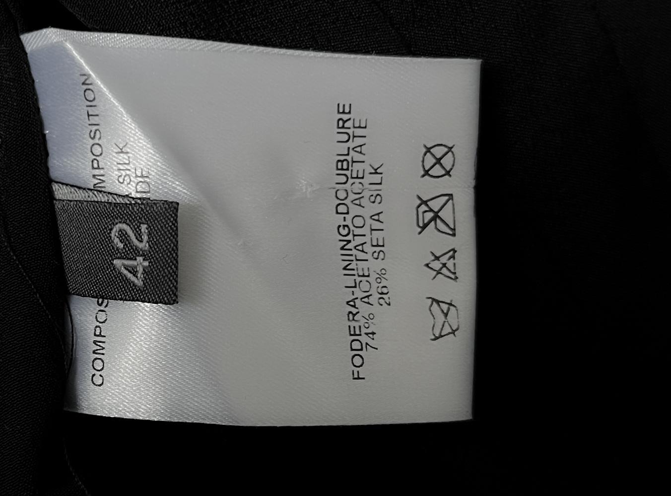 Alexander McQueen FW 2002 Black Silk Blouse Top Jacket For Sale 9