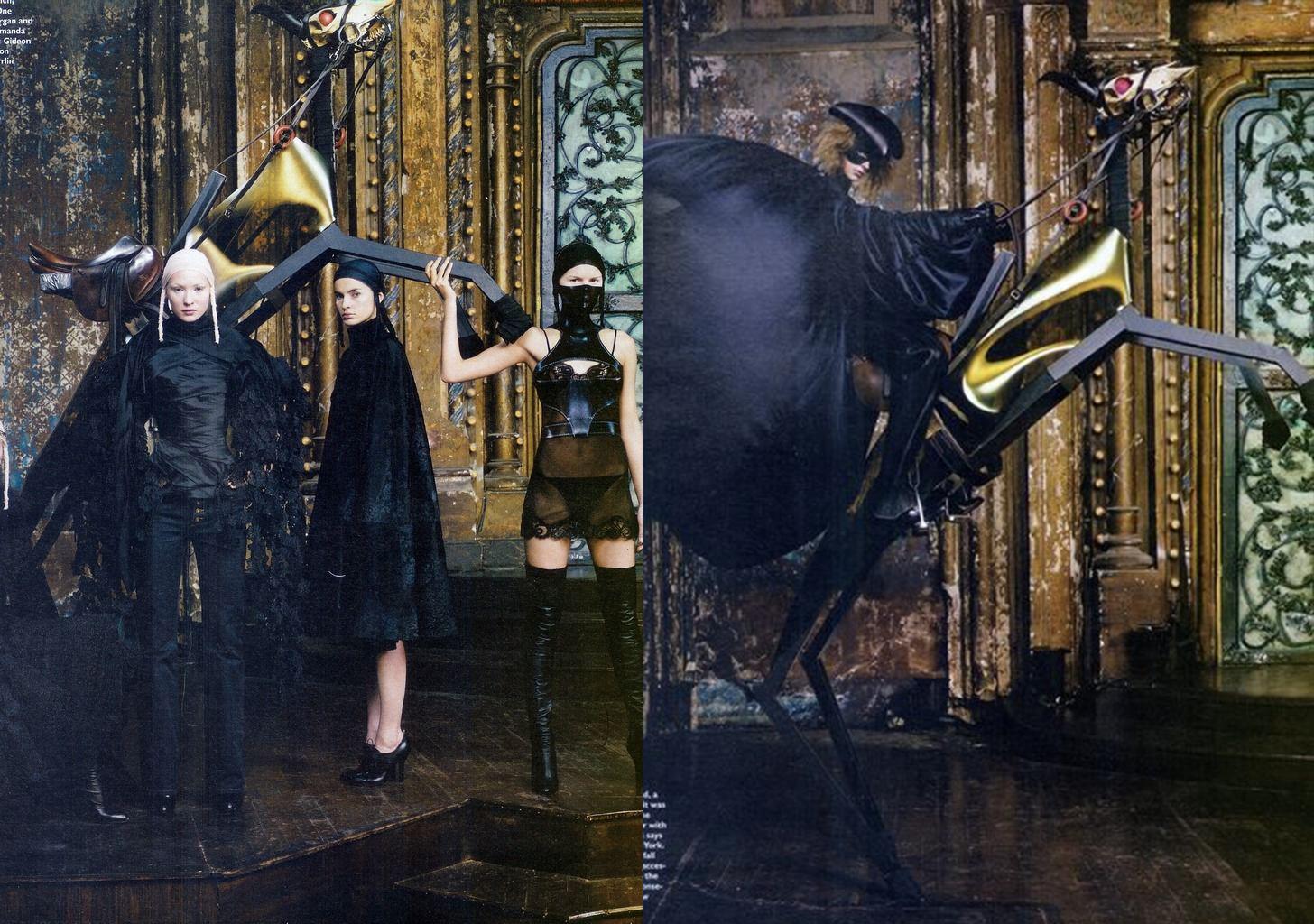 Alexander McQueen FW 2002 Black Silk Blouse Top Jacket For Sale 4