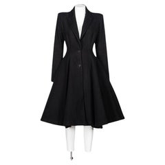 Used ALEXANDER MCQUEEN FW 99 Iconic and Rare Flared Coat with Crinoline