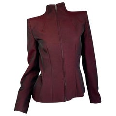Alexander McQueen fw1998 "JOAN" RED STRUCTURED JACKET