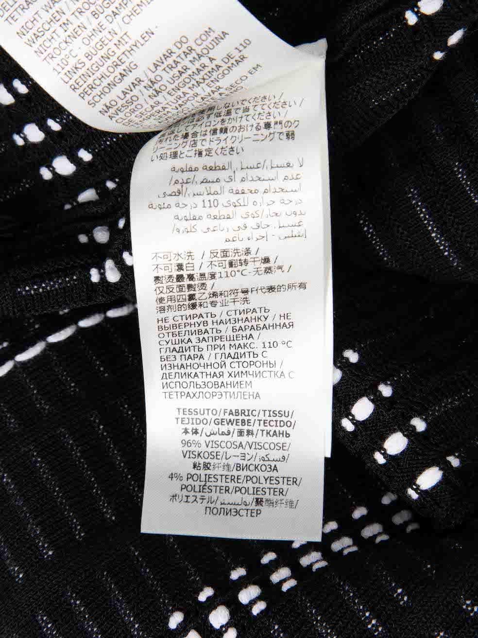 Alexander McQueen FW23 Black Striped Off Shoulder Bodycon Mini Dress Size S For Sale 1