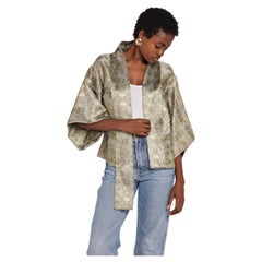 Alexander McQueen Gold Brocade Kimono Jacket A/W 2003