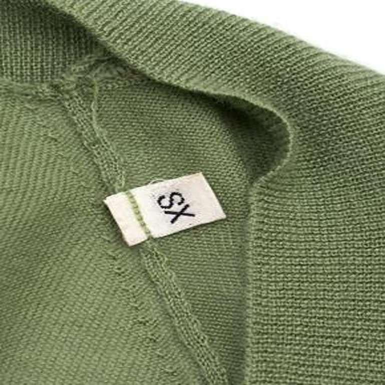 Alexander McQueen Green Deep V Neck Knit Top For Sale 2
