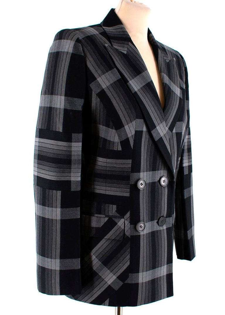 Alexander McQueen Black Red & White Blazer sz 4