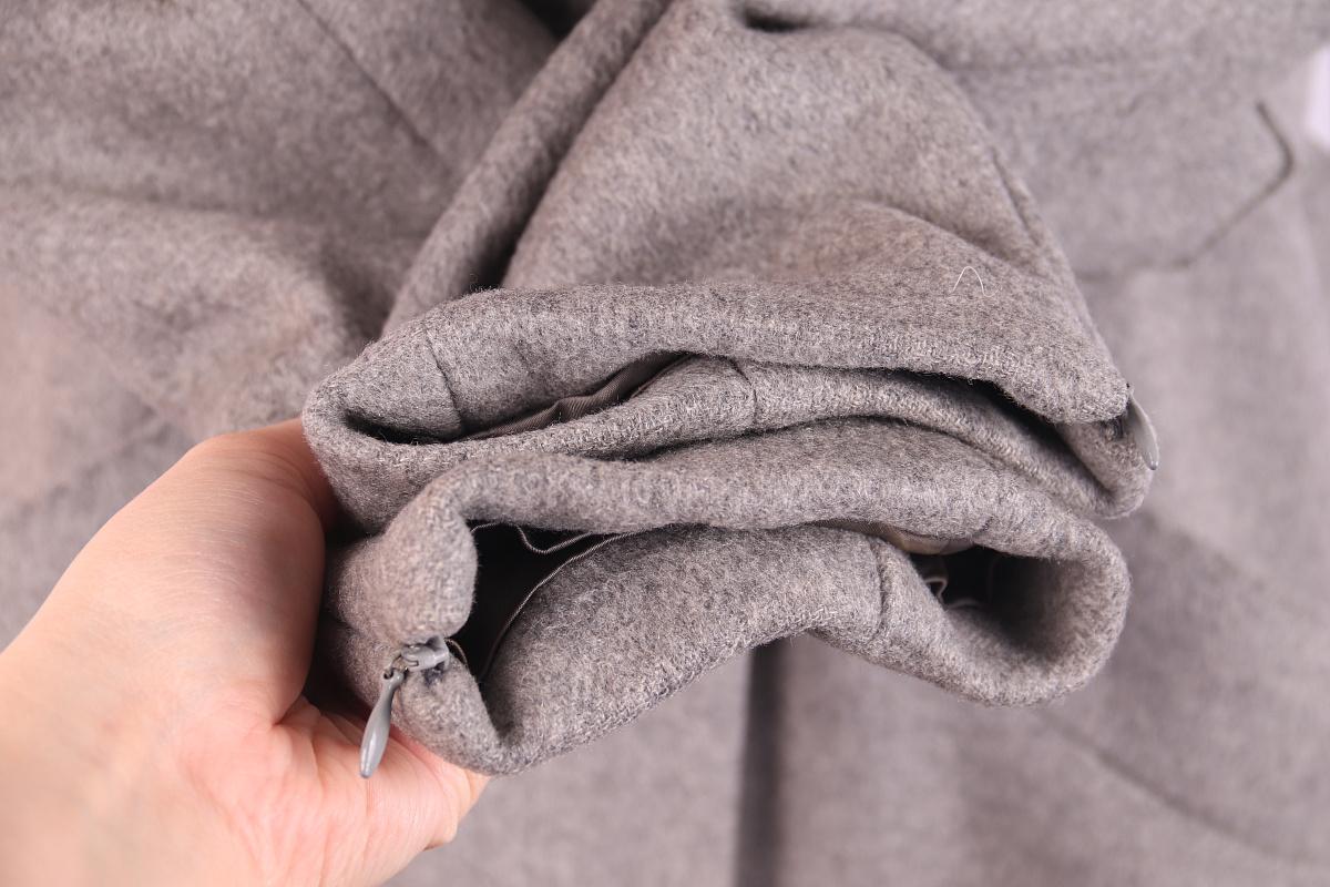 Alexander McQueen Grey Cashmere Coat For Sale 6