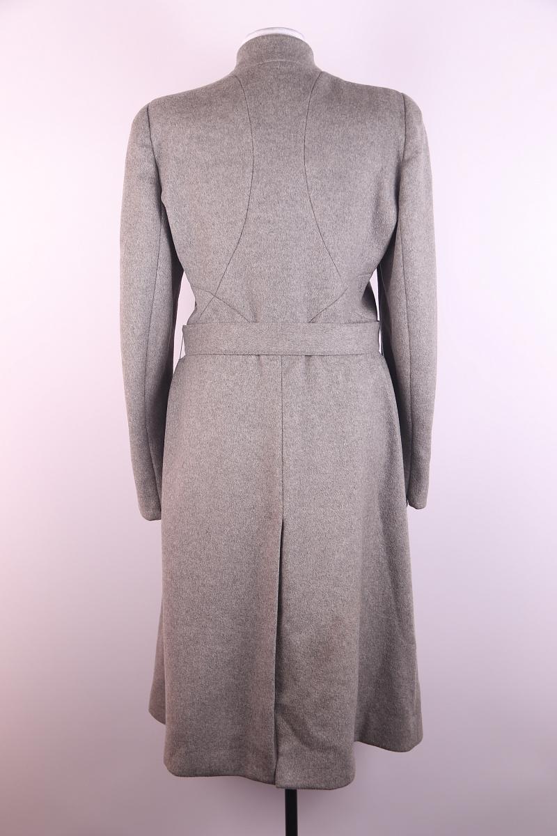 Alexander McQueen Grey Cashmere Coat For Sale 2