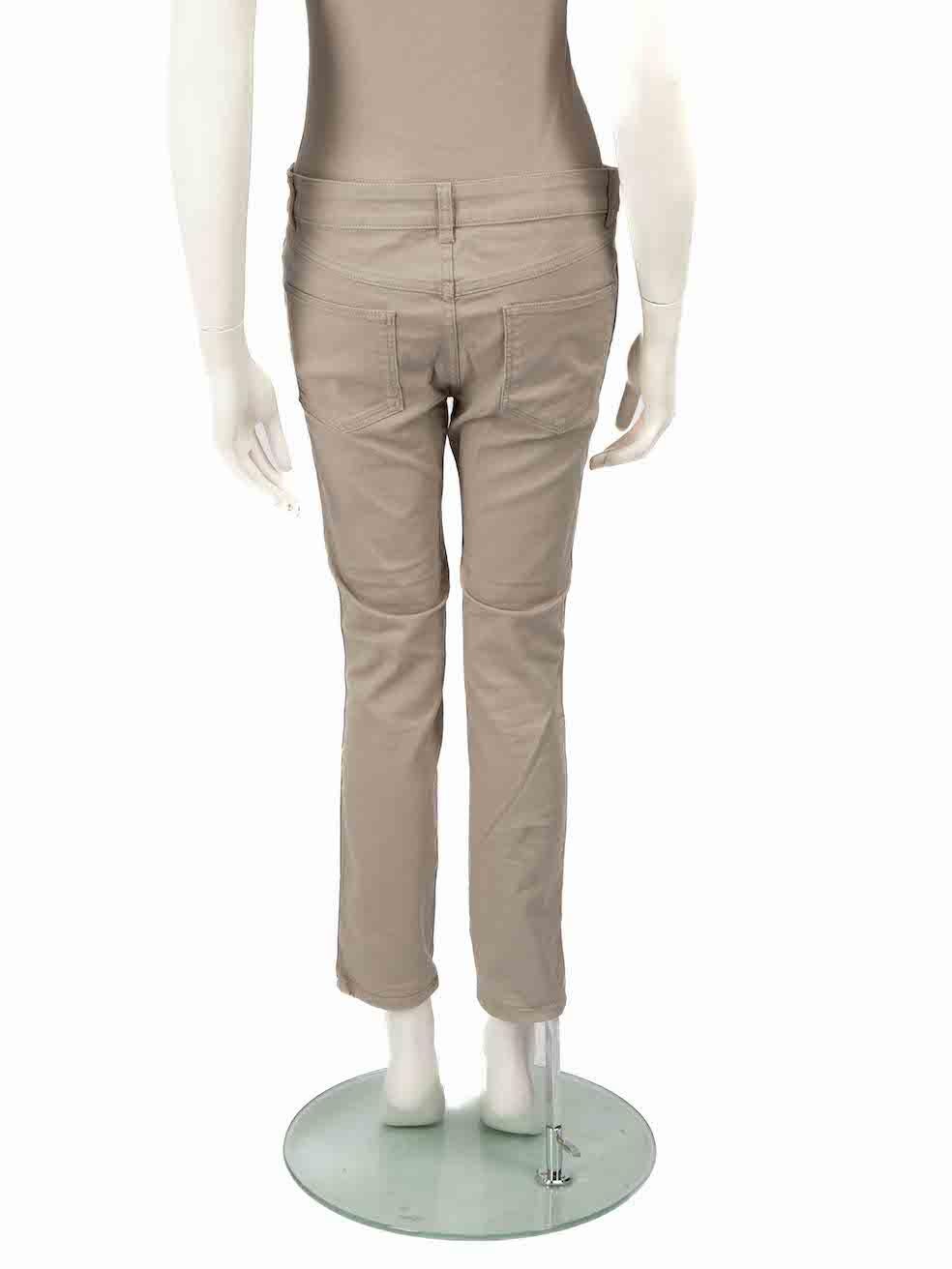 Vaqueros pitillo vaqueros grises Alexander McQueen talla L Marrón en venta