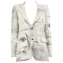 Alexander McQueen Grey John Deakin Blazer Size XL
