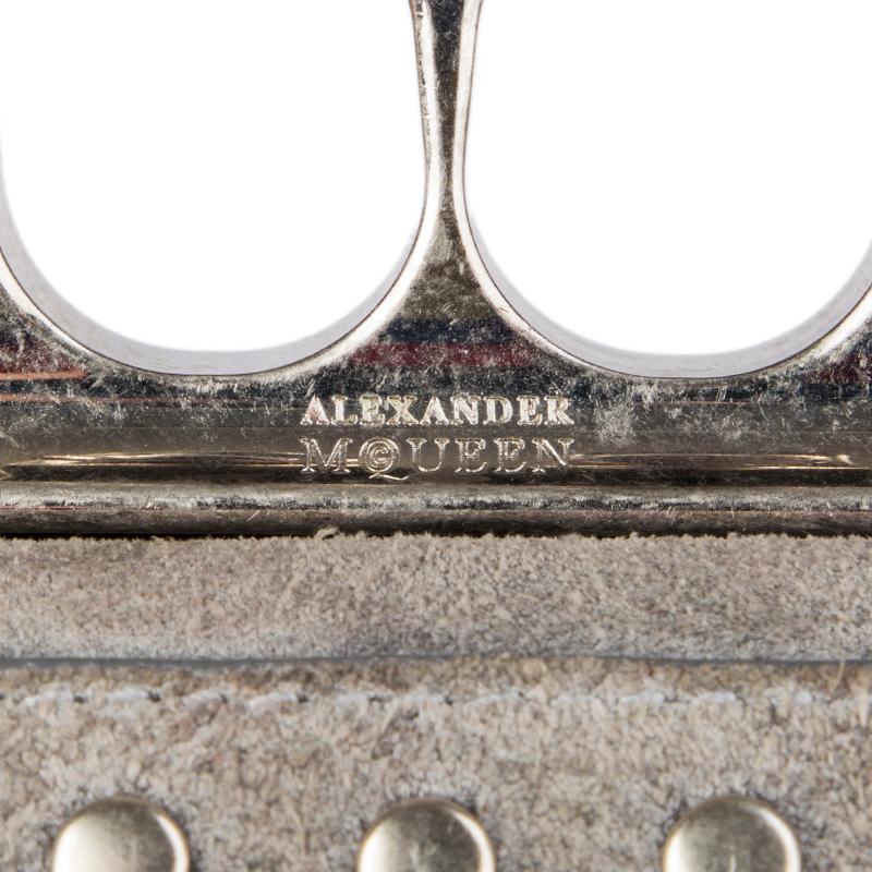 alexander mcqueen studded clutch