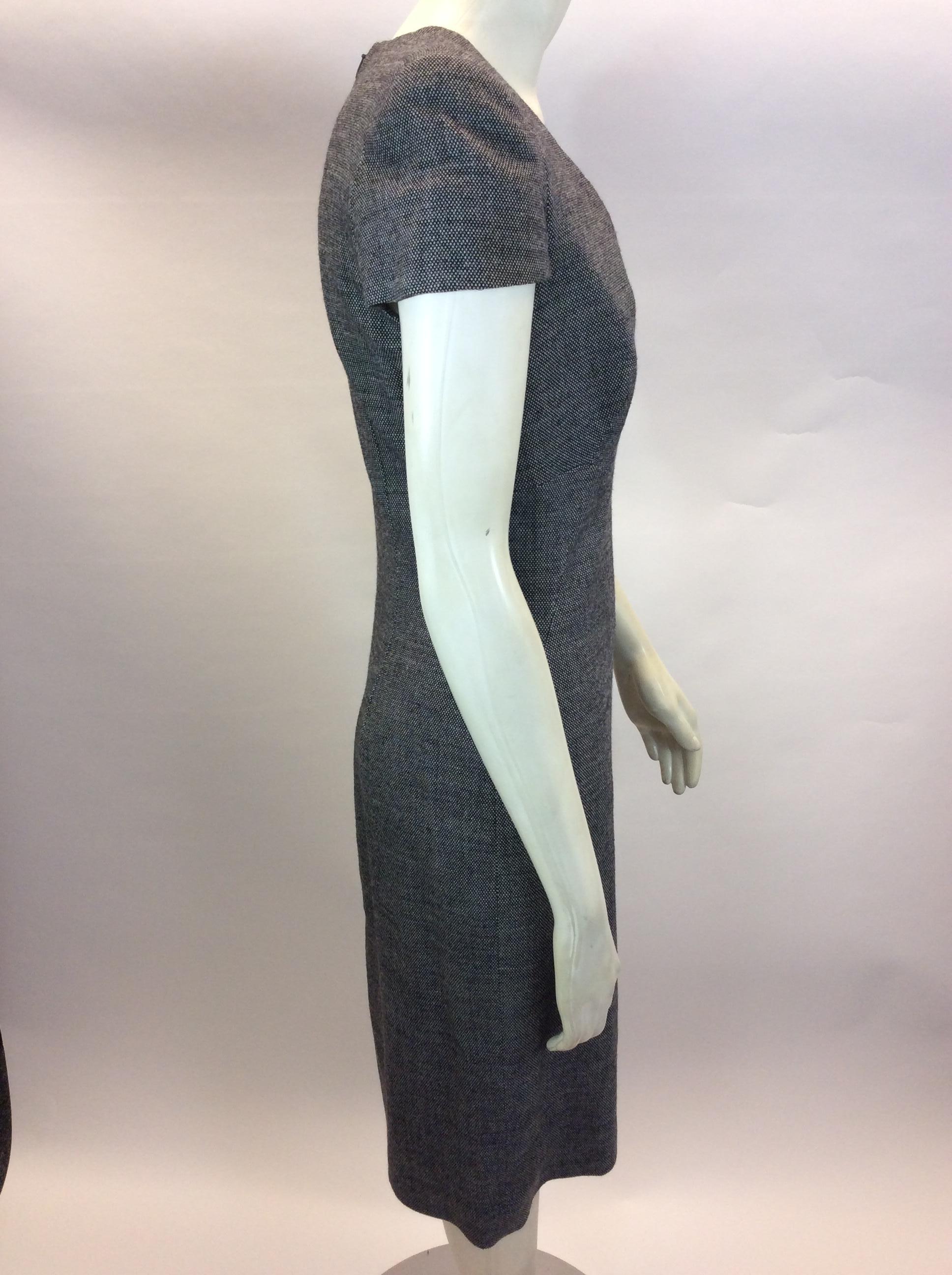 Black Alexander McQueen Grey Tweed Dress For Sale