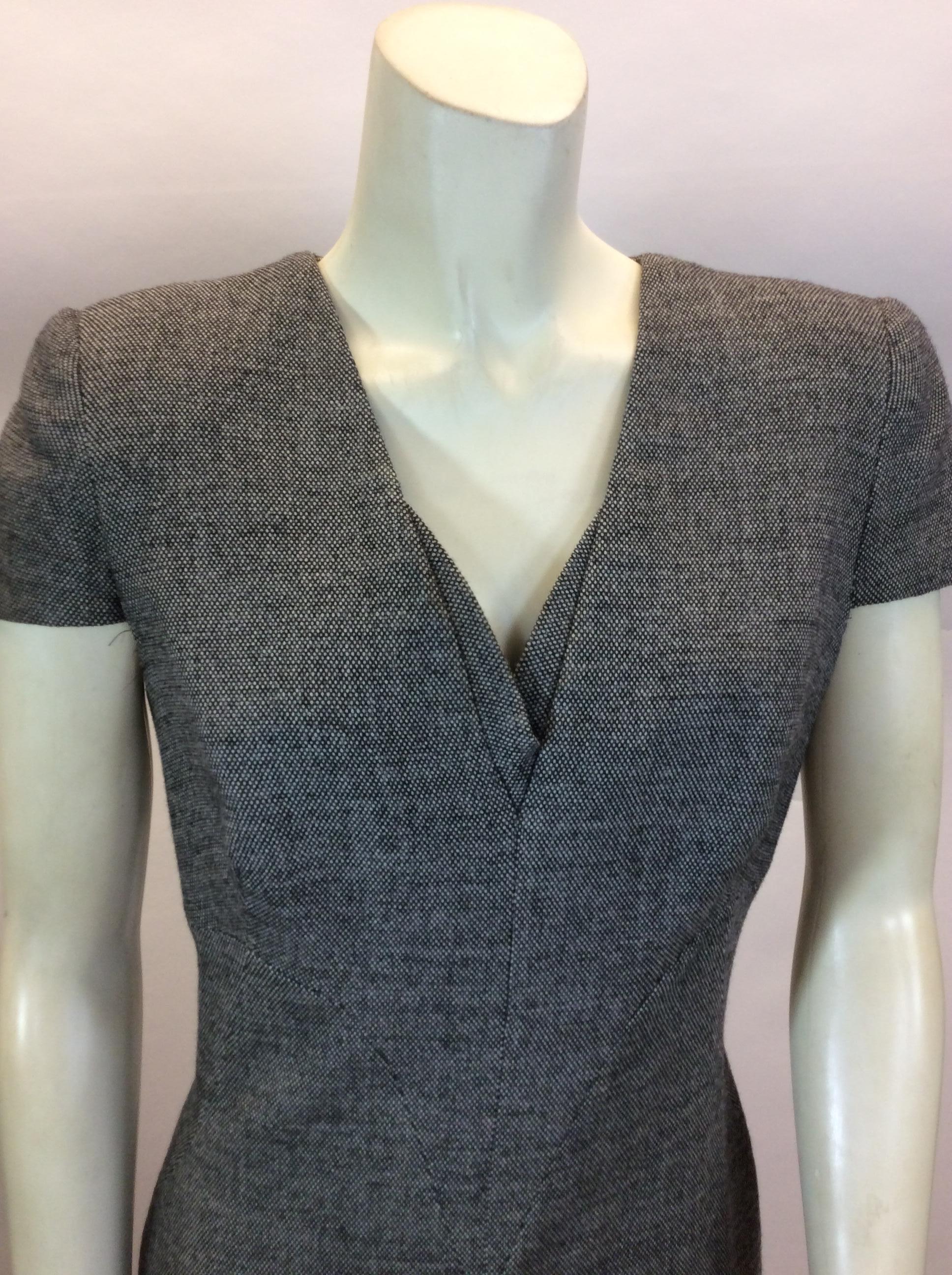 Alexander McQueen Grey Tweed Dress In Good Condition For Sale In Narberth, PA