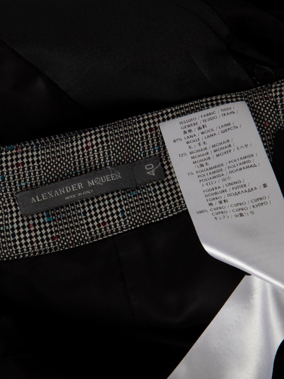 De las mujeres Alexander McQueen Falda lápiz midi de lana gris Talla S en venta