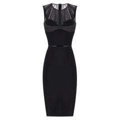 Alexander McQueen Harness Pencil Dress