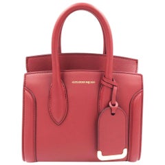 Alexander McQueen Heroine 21 Dark Red Italian Satchel Ladies Bag