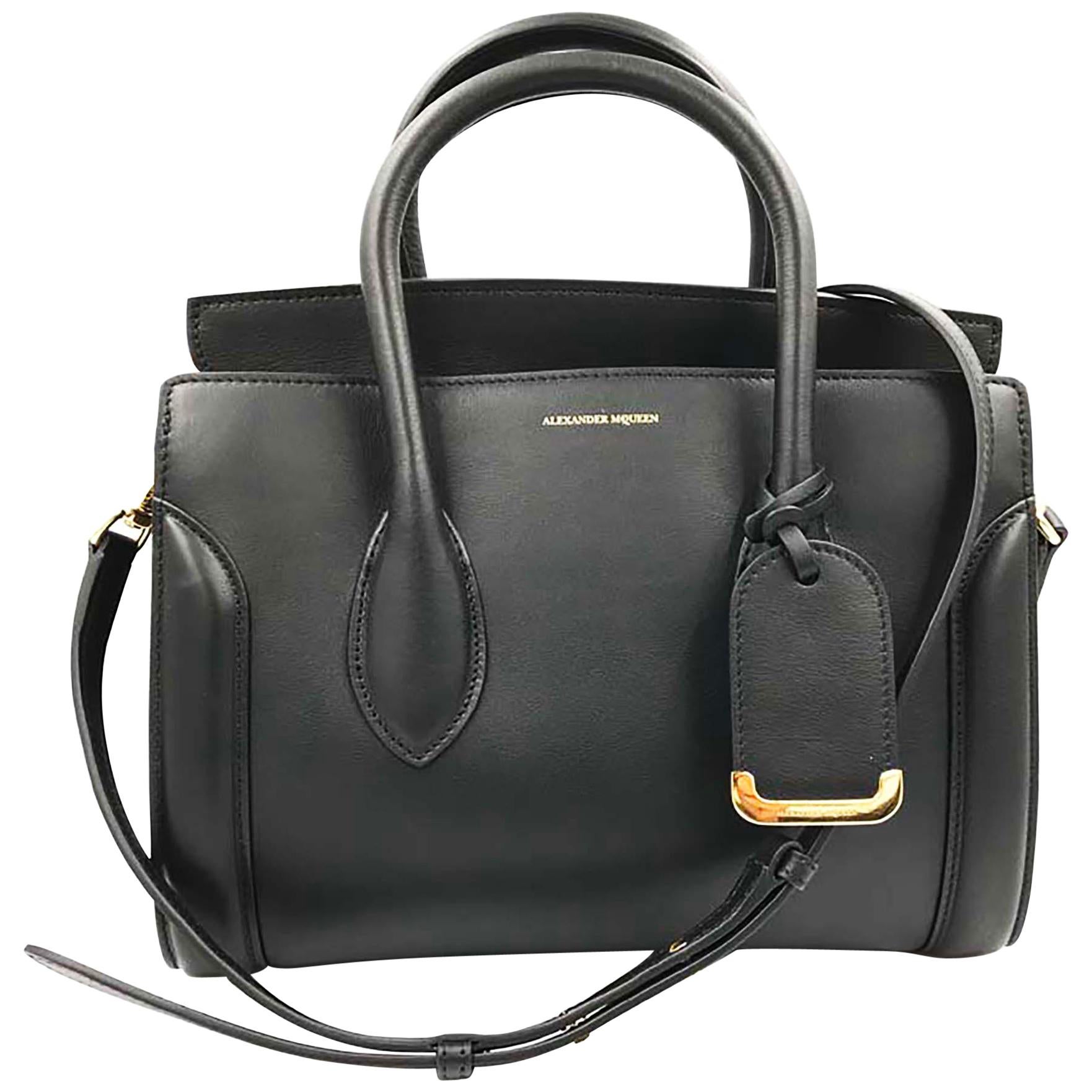 Alexander McQueen Heroine 30 Medium Leather Shoulder Bag 508859DX50M For Sale
