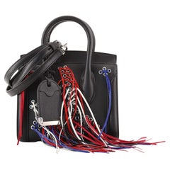 Alexander McQueen Heroine Tote Leather with Grommet Fringes Mini