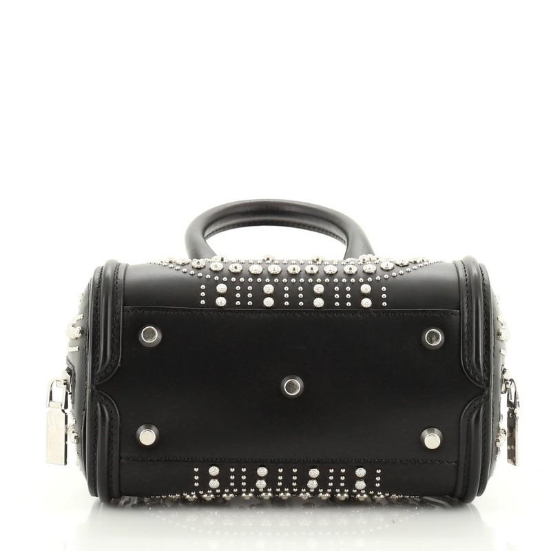 Black Alexander McQueen Heroine Tote Studded Leather Mini 