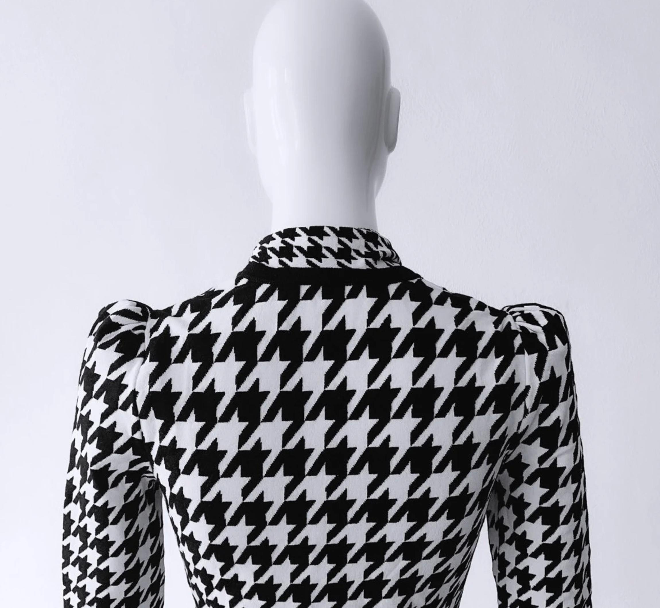 dogtooth blouse