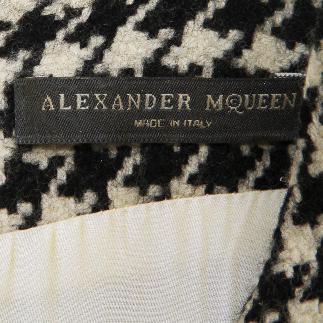 Alexander McQueen - Robe pied-de-poule, automne-hiver 2009 Bon état - En vente à Los Angeles, CA