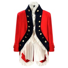 Alexander McQueen HUSSAR RED JACKET 36 - XS