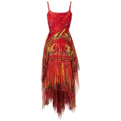 Alexander McQueen - Robe en mousseline Irère, printemps/été 2003