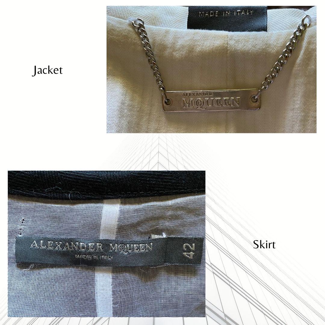Women's Alexander McQueen It's Only A Game Sailor Suit S/S 2005 Size 40IT & 42IT