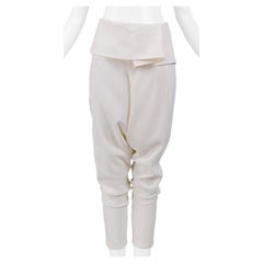 Alexander Mcqueen - Pantalon harem ivoire