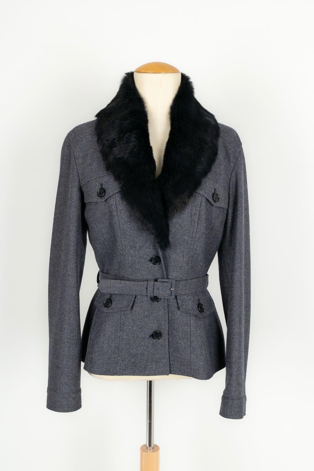 Alexander McQueen Jacket, Skirt and Wool Pants 3 Pieces Set For Sale 14