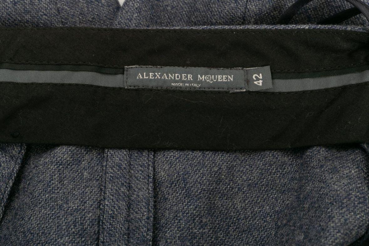 Alexander McQueen Jacket, Skirt and Wool Pants 3 Pieces Set For Sale 4