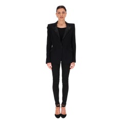 Alexander McQueen Jacket With Beaded Lapels