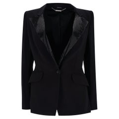 Alexander McQueen Jacket With Beaded Lapels