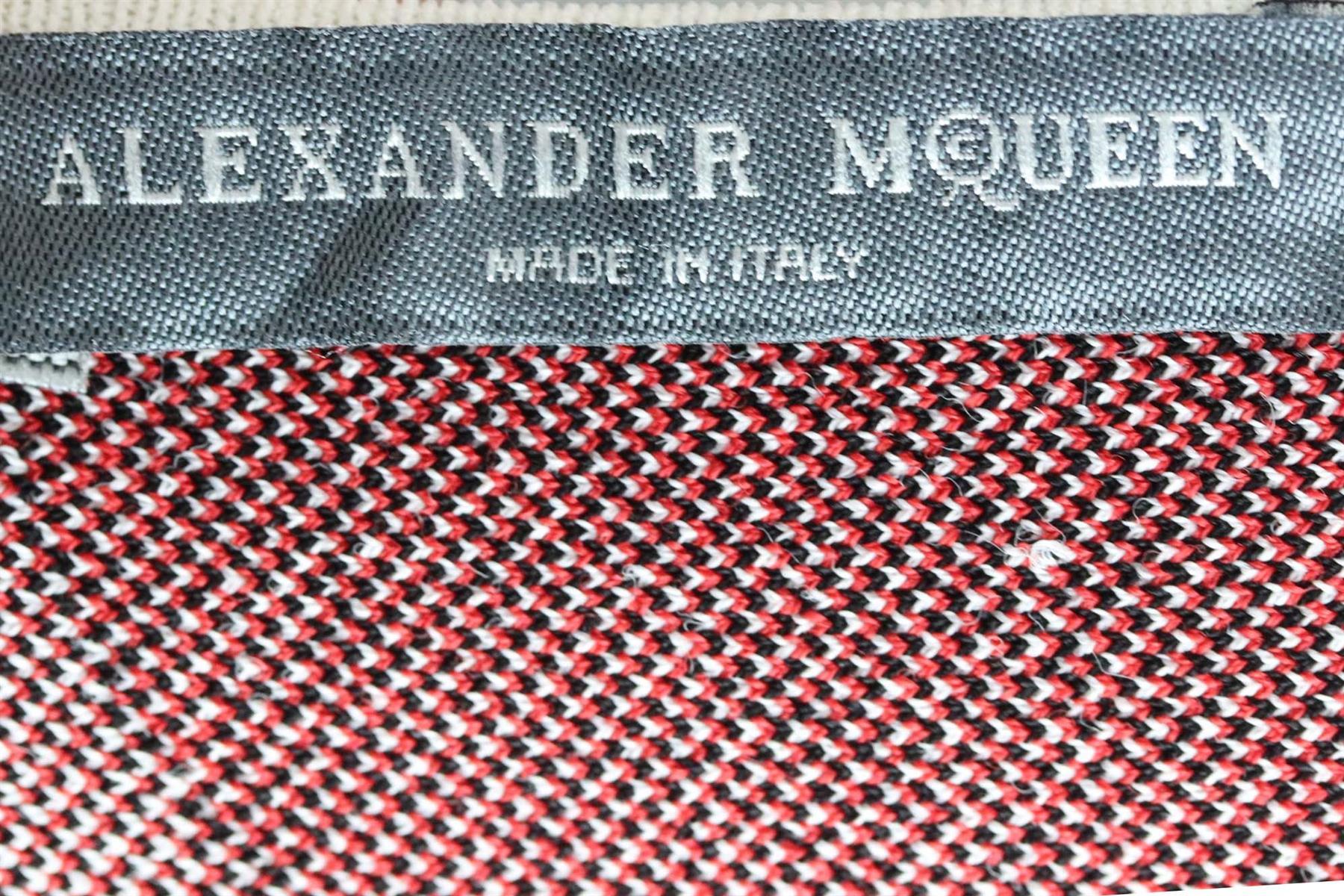Alexander McQueen Mini Vestido de Punto Jacquard Xpequeño en Excelente Estado en London, GB