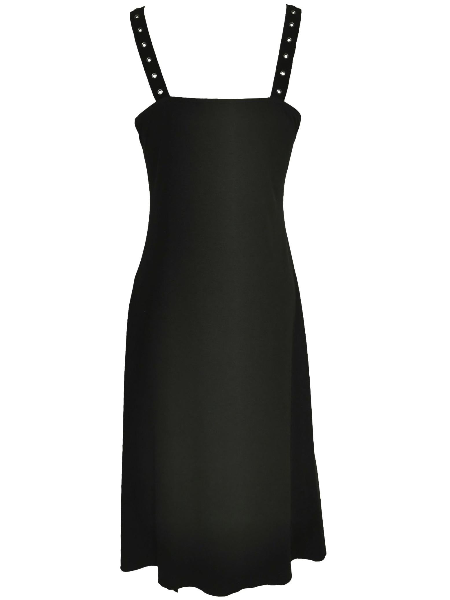 Alexander McQueen Jersey Slip Dress with Corset Style Lacing Early 1990s For Sale 4