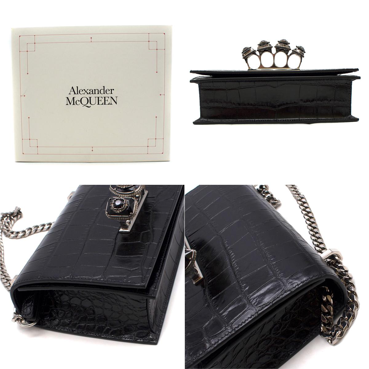 Alexander McQueen jewel handle cross-body bag 2