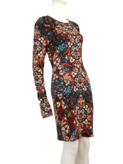 Alexander McQueen Kaleidoscope Print Dress Size L