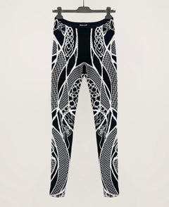 Alexander McQueen knit leggings  Angels and demons 2010