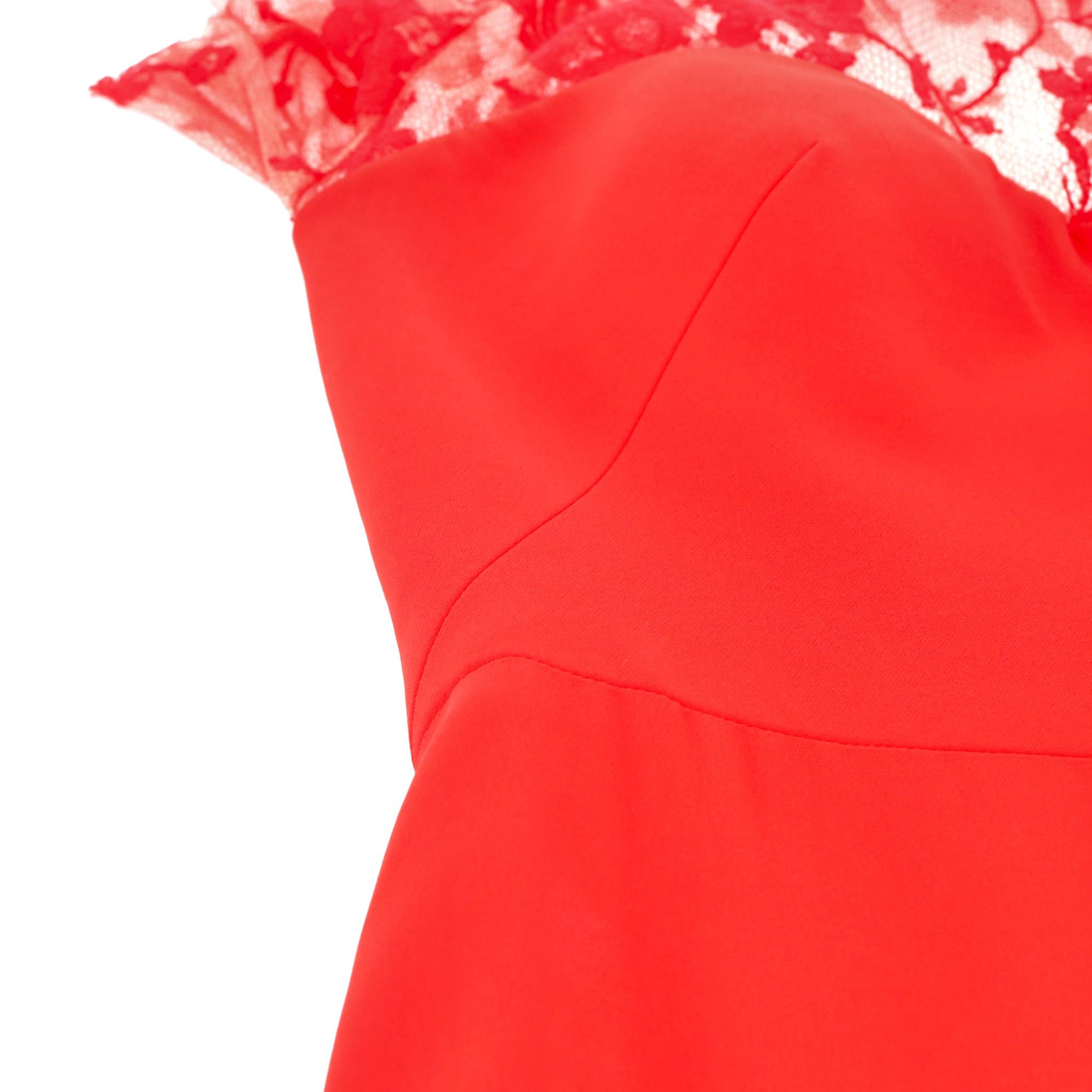 Alexander McQueen Lace Detail Evening Dress For Sale 1