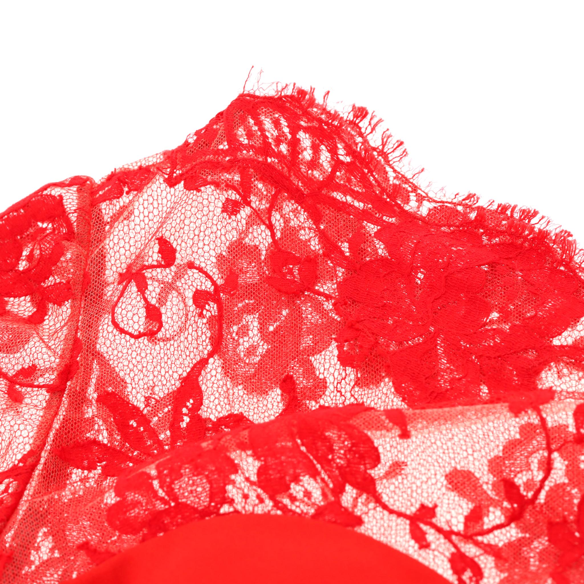 Alexander McQueen Lace Detail Evening Dress For Sale 3