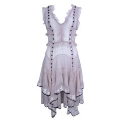 ALEXANDER McQueen LACE ROSE DRESS size M