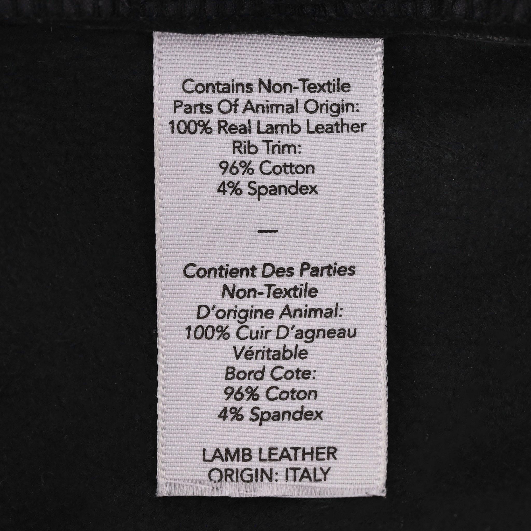Alexander McQueen Lambskin Leather Joggers 1