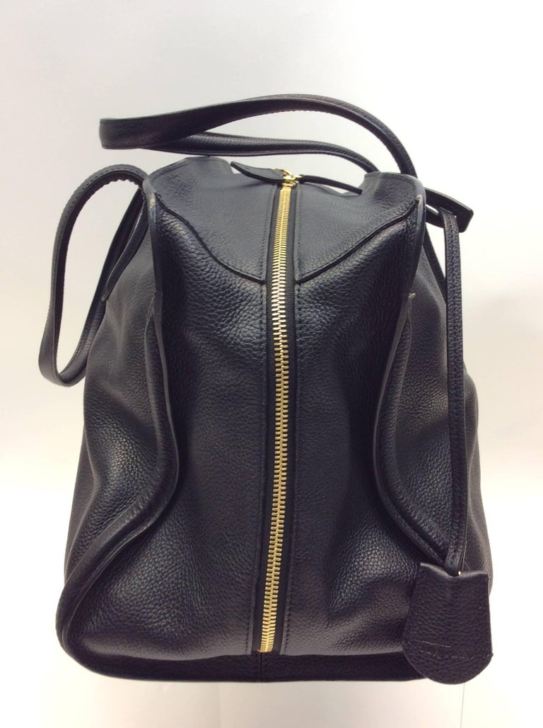 Alexander McQueen Large Black Leather Tote For Sale at 1stdibs