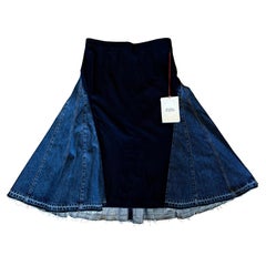 Alexander McQueen Large Denim Skirt FR 40 / IT 44