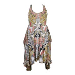ALEXANDER McQueen GEFÜHRTES PRINTED-KLEID Größe XS