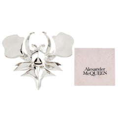 Alexander McQueen Layered Moth Statement Ring