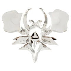 Alexander McQueen Layered Moth Statement Ring