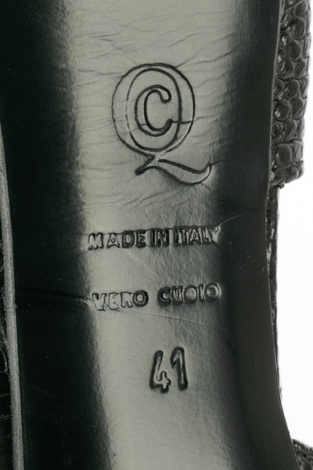 Alexander McQueen leather ankle boots en venta 7
