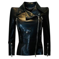 Alexander McQueen Leather Biker Jacket