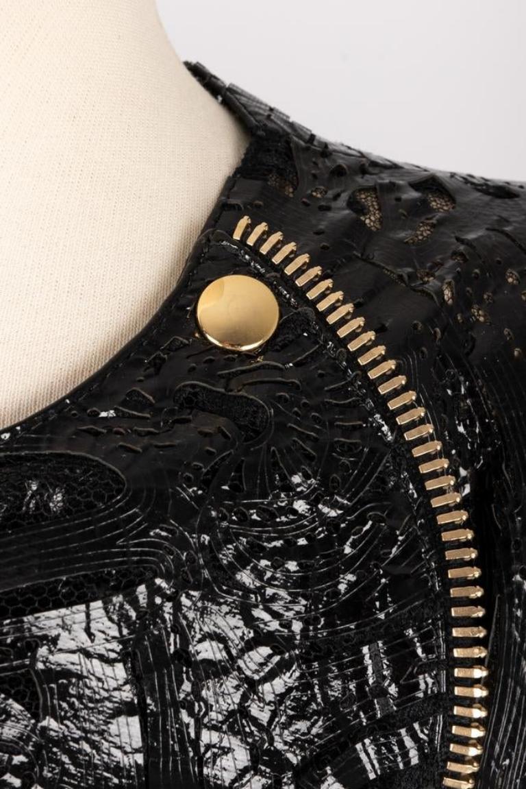 Alexander Mcqueen Leather Jacket, 2012 For Sale 10